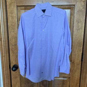 David Donahue Men's Lilac Dress Shirt